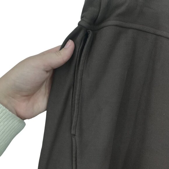 Poetry Drawstring Pull On Brown Tapered Sweatpants Size 16 Pockets Lagenlook - Picture 6 of 12